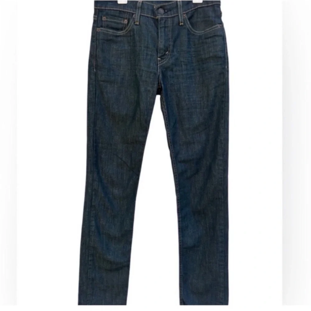 Levi's Men's Dark Wash 511 Straight Leg Jeans - Blue